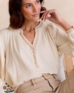 Berenice Neckline Blouse