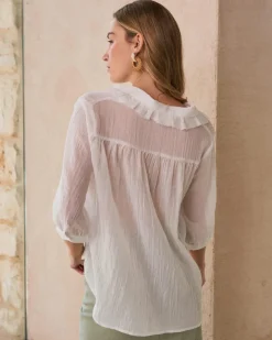 Blouse à col Isolde