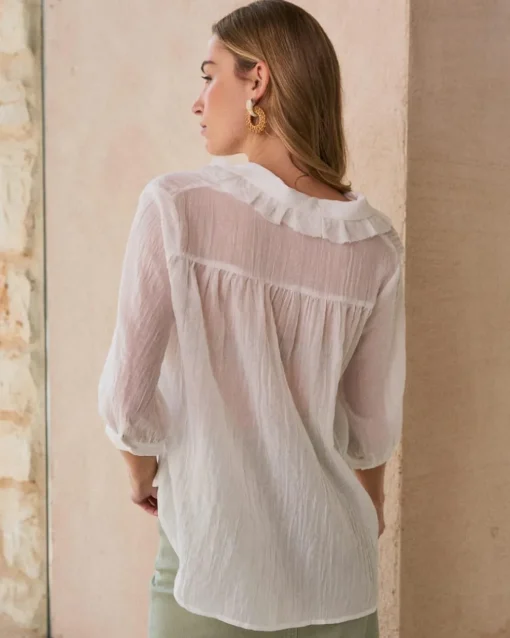 Blouse à col Isolde