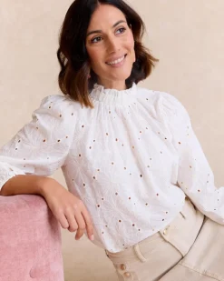 Blouse brodée Francesca