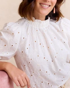 Blouse brodée Francesca