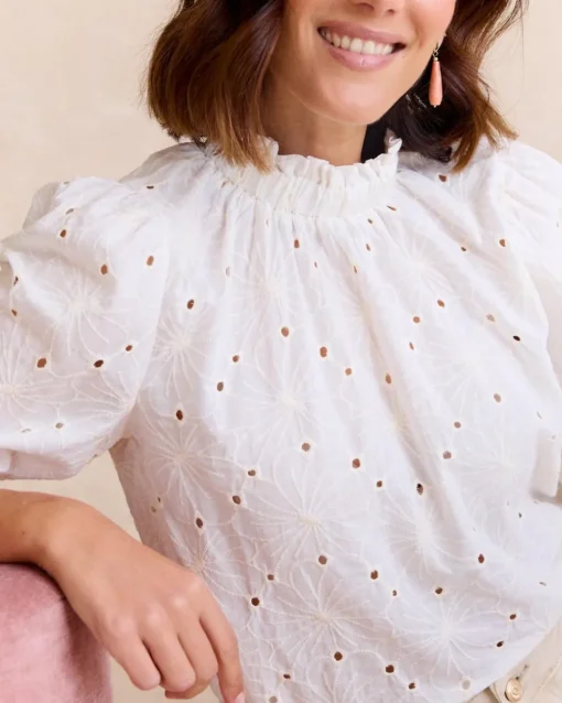 Blouse brodée Francesca