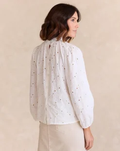 Blouse brodée Francesca