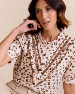 Blouse imprimée Astera