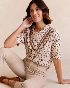 Blouse imprimée Astera