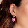 Boucle d’oreille Lourmarin Cerise Goutte