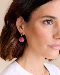 Boucle d’oreille Lourmarin Cerise Goutte