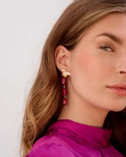 Boucles d’oreilles en pierre Zinnia