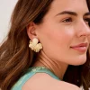 Boucles d’oreilles feuille de séléné