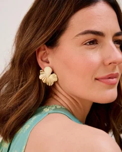 Boucles d’oreilles feuille de séléné
