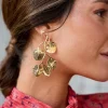 Boucles d’oreilles feuille de brise