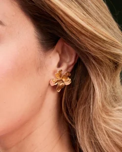 Boucles d’oreilles fleur Luxora