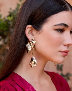 Boucles d’oreilles longues Tulipe