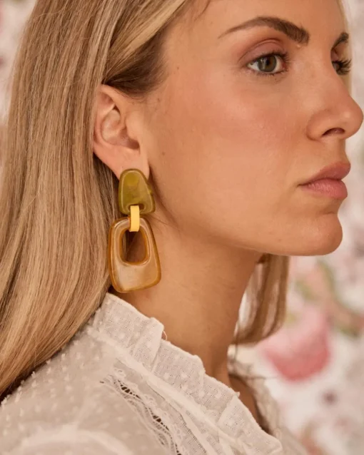 Boucles d’oreilles longues Calina