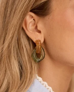 Boucles d’oreilles pendantes Acrea