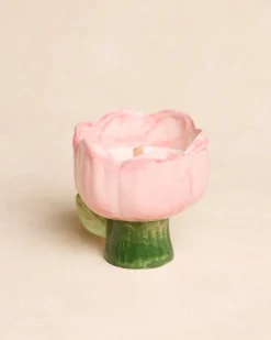 Bougie parfumée tulipe en céramique