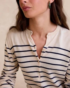 Cardigan rayé Dirunia