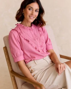 Chemise à volants Amanta