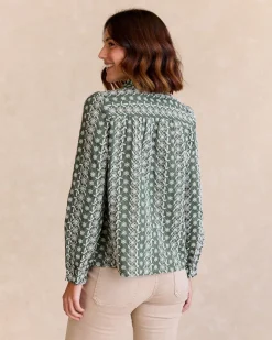 Chemise à volants Aurora