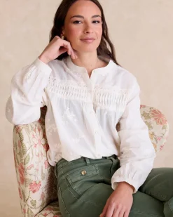 Chemise brodée Lidia