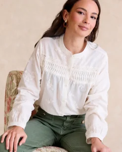 Chemise brodée Lidia