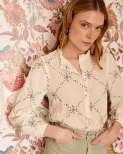 Chemise Perlina Flowers
