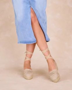 Espadrille compensée Elisabetta