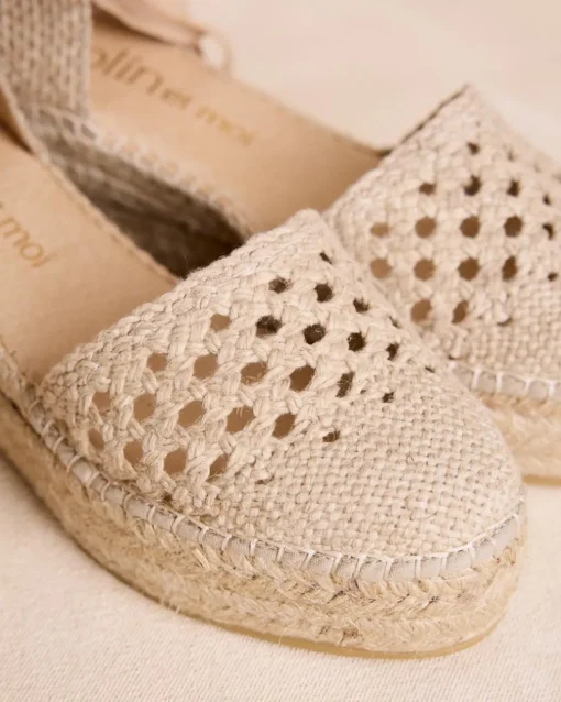 Espadrille compensée Elisabetta