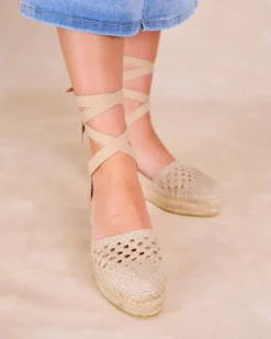 Espadrille compensée Elisabetta
