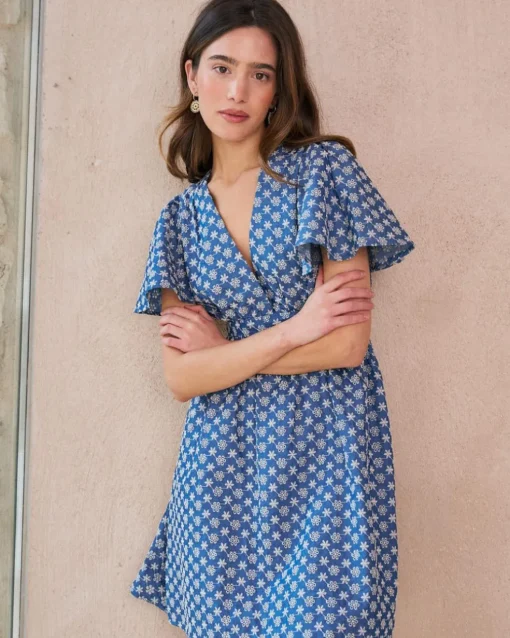 Naya Robe courte brodée