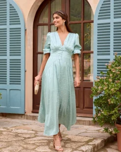 Robe à décolleté Silvia