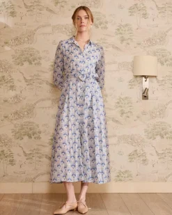 Robe chemise en jean Bethsabe