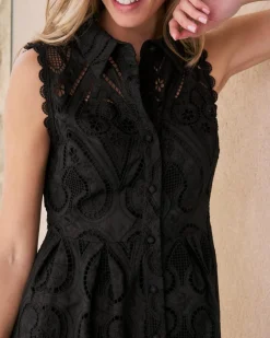Robe courte brodée Uri