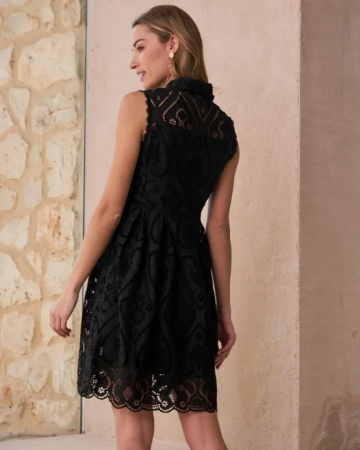 Robe courte brodée Uri