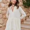 Robe courte en coton Pau