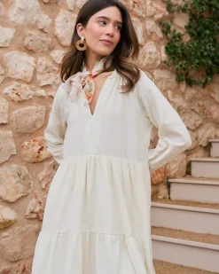 Robe courte en coton Pau