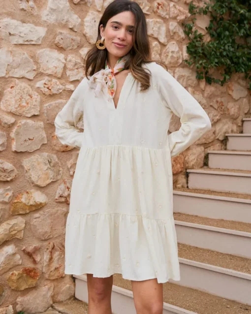 Robe courte en coton Pau