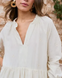 Robe courte en coton Pau