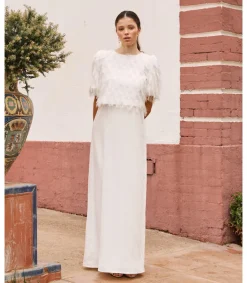 Robe de mariée lavande