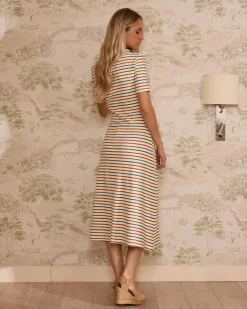 Robe en maille rayée Mirena