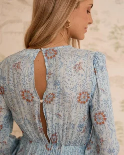 Robe midi Felicia fleurs