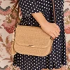Sac à bandoulière Rafia Vera