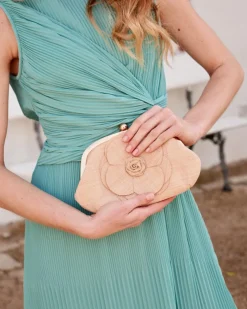 Sac à fleurs en raphia