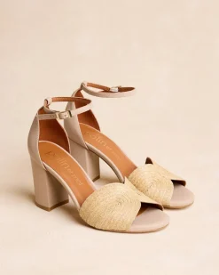 Sandale en raphia Aless