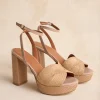Sandale en raphia Navia