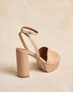 Sandale en raphia Navia