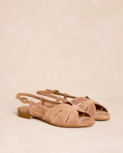 Sandale plate camel
