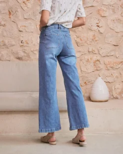 Thea Button Jeans