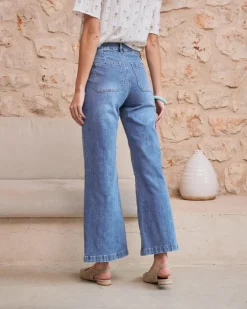 Thea Button Jeans