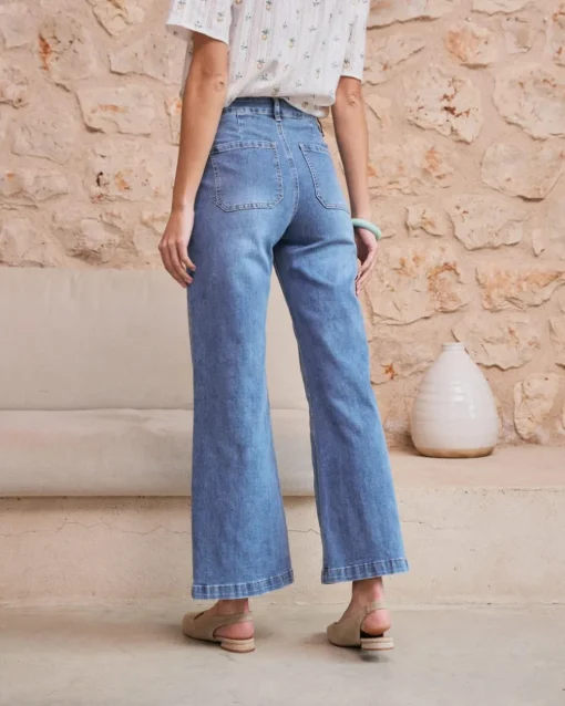 Thea Button Jeans